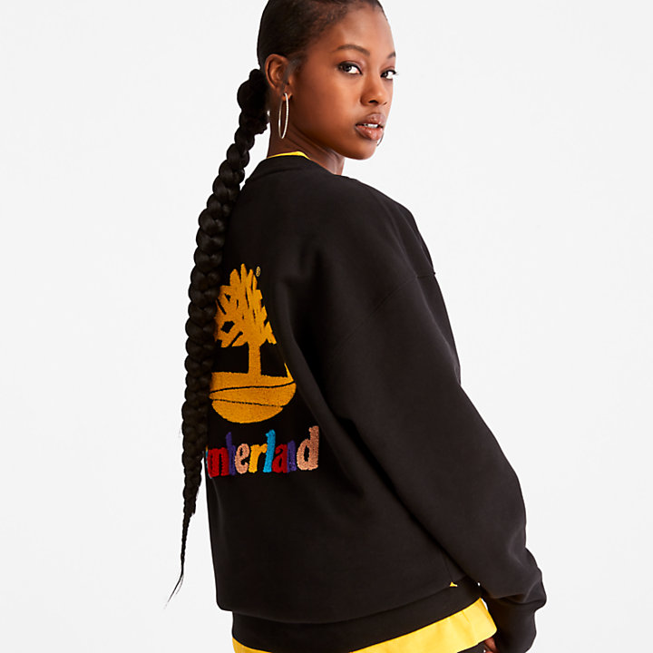 Black History Month Sweatshirt met Ronde Hals voor uniseks in zwart-