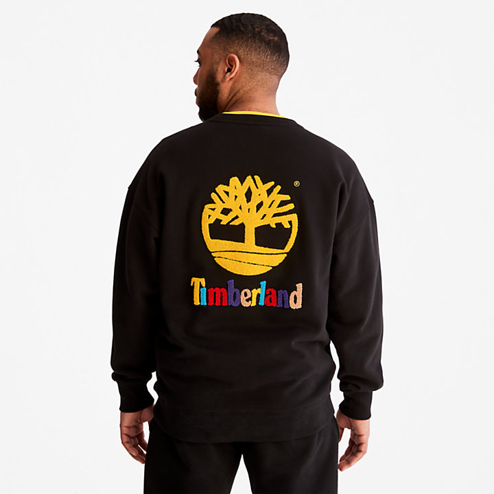 Black History Month Rundhals-Sweatshirt für All Gender in Schwarz-