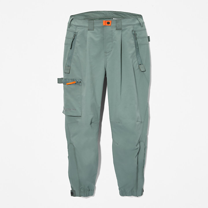 Pantalon cargo unisexe EK+ par Raeburn Softshell en vert-