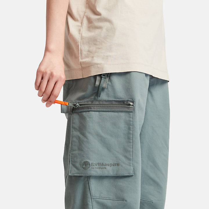 Pantaloni Cargo All Gender EK+ by Raeburn Softshell in verde-