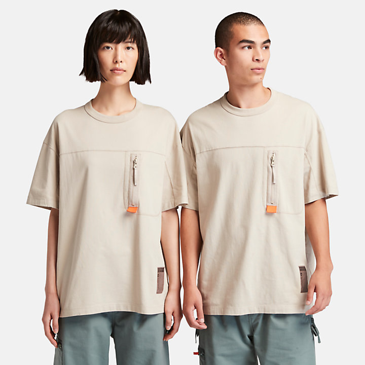 T-shirt EK+ by Raeburn sem Género em cinzento-