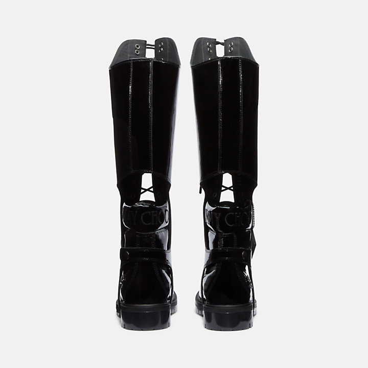 Jimmy Choo x Timberland® 6 Inch Boot with Knee-High Harness voor dames in zwart-
