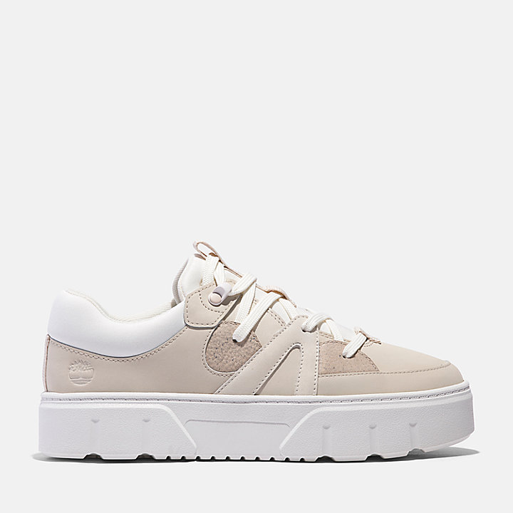 Laurel Court Lace-Up Low Trainer for Women in Grey