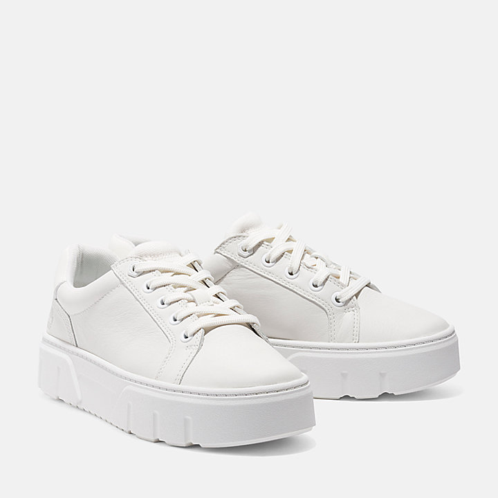 Sneaker Bassa Stringata da Donna in bianco