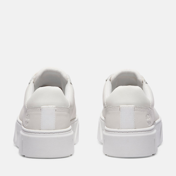 Low Lace-Up Trainer for Women in White-