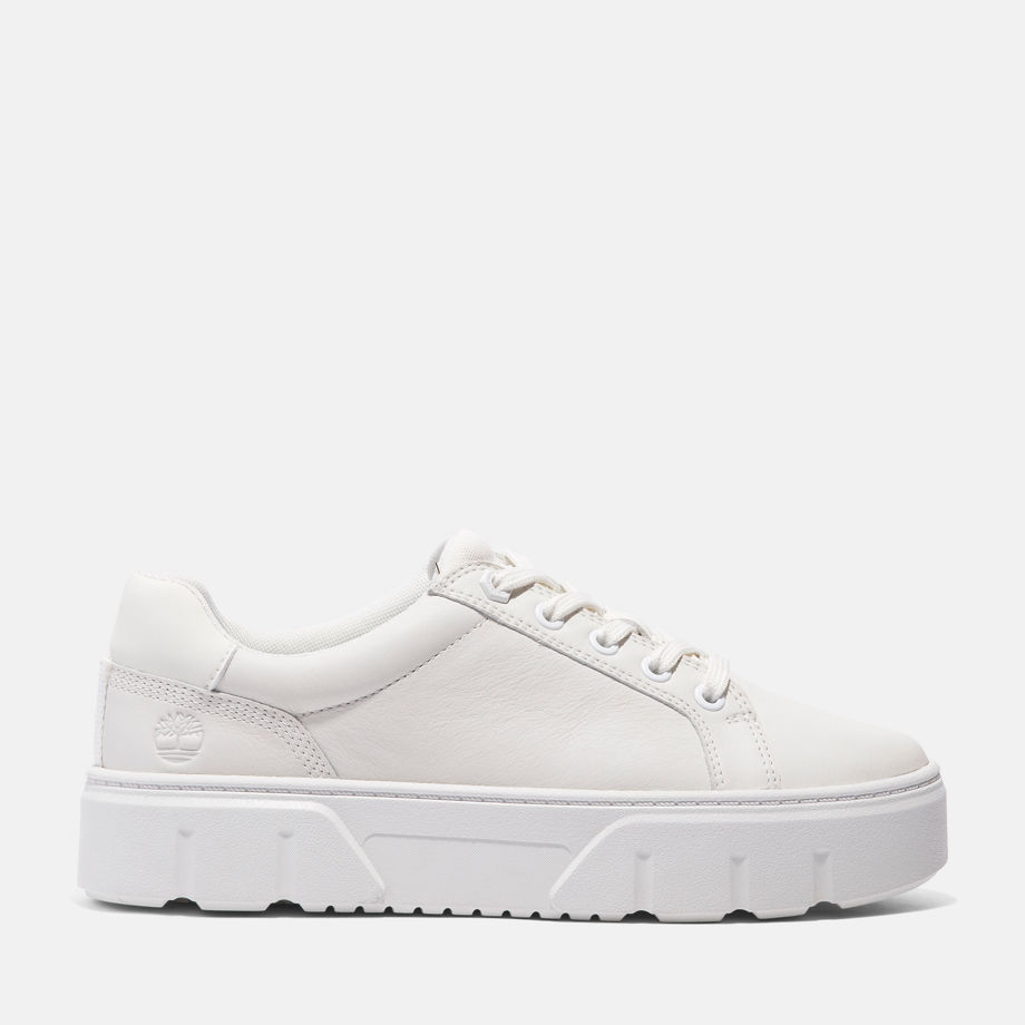 Timberland Low Lace-up Trainer For Women In White White, Size 3.5