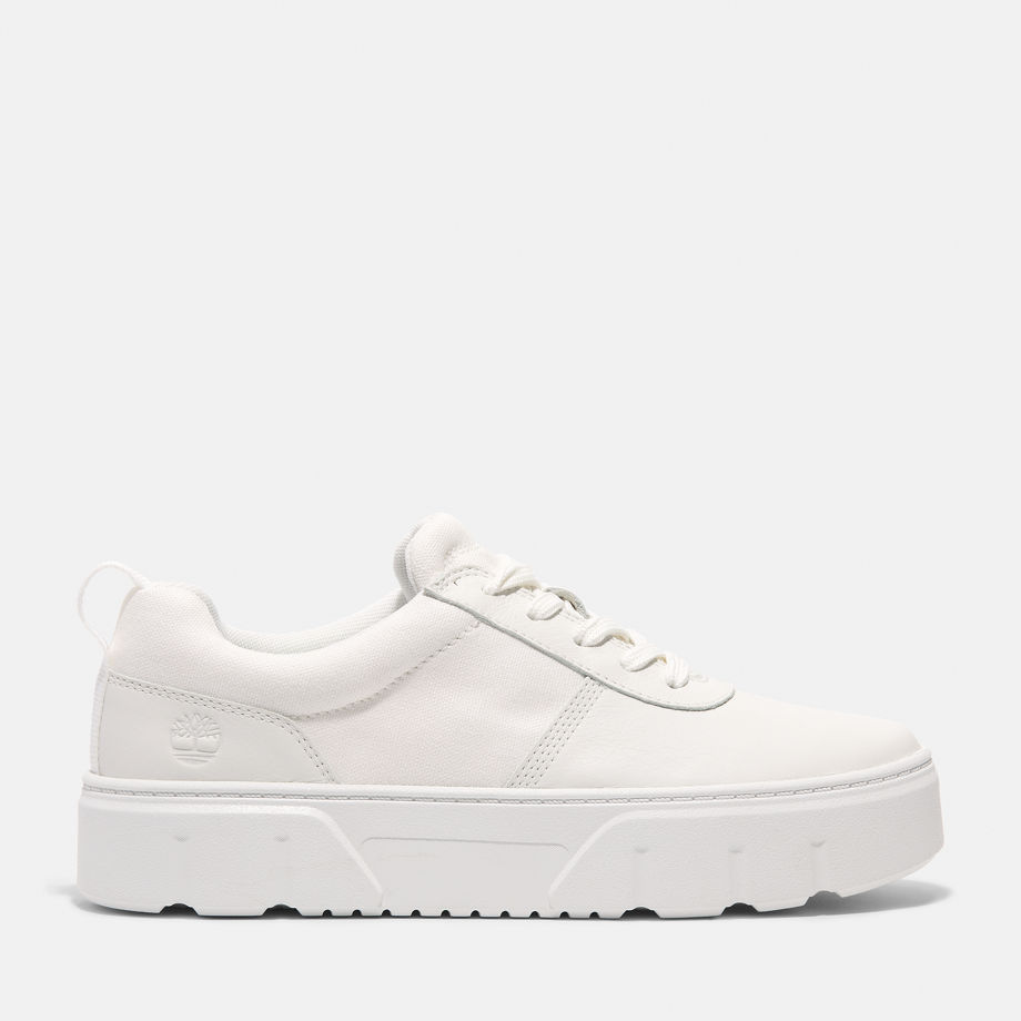Timberland Laurel Court Lace-up Trainer For Women In White White, Size 9