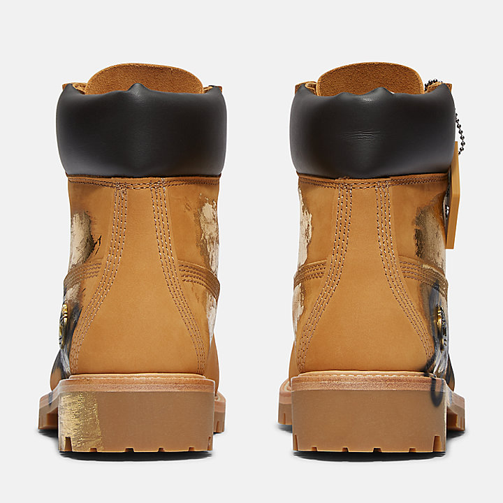 Jimmy Choo x Timberland® Spray-Painted Boot for Women in Yellow