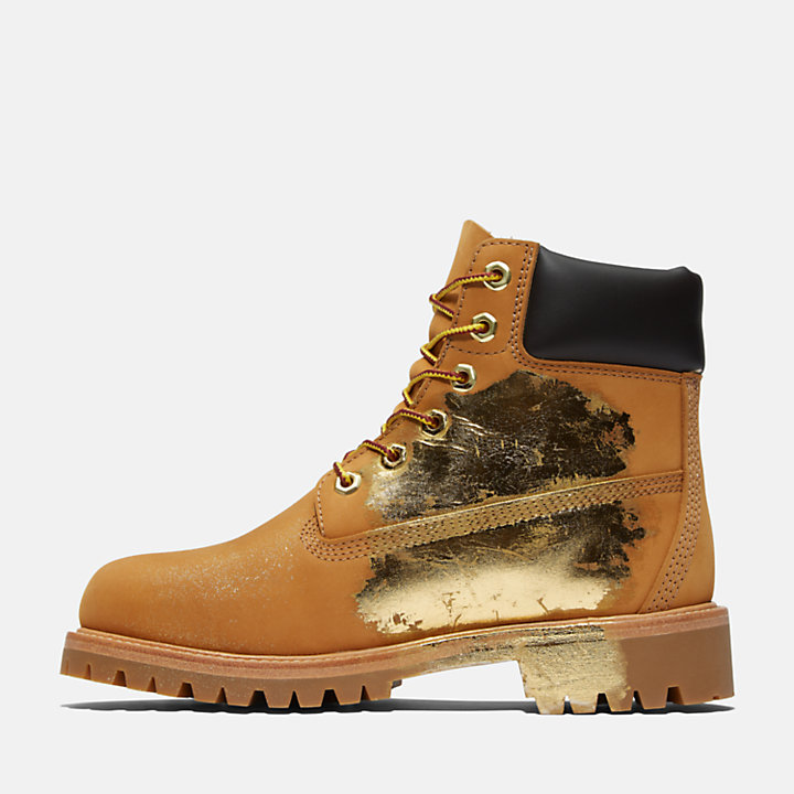 Jimmy Choo x Timberland® Spray-Painted Boot for Women in Yellow-