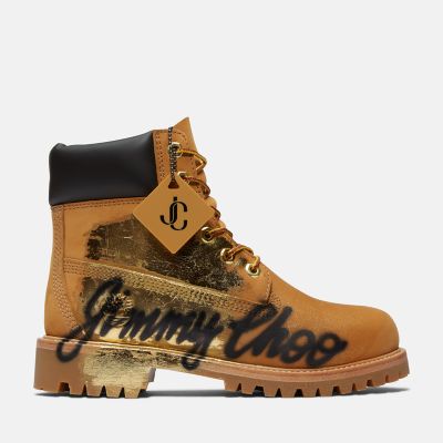 Jimmy Choo x Timberland® Spray-Painted Boot voor dames in geel | Timberland