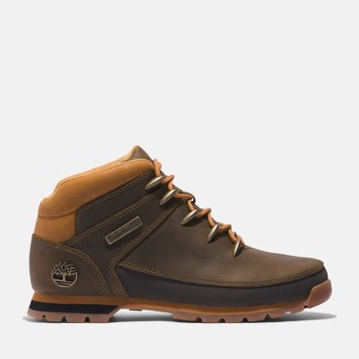 Timberland Euro Sprint Hiker For Men In Green And Yellow Green