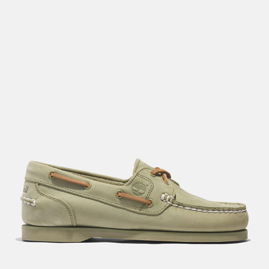 Classic Boat Shoe for Women in Light Green | Timberland