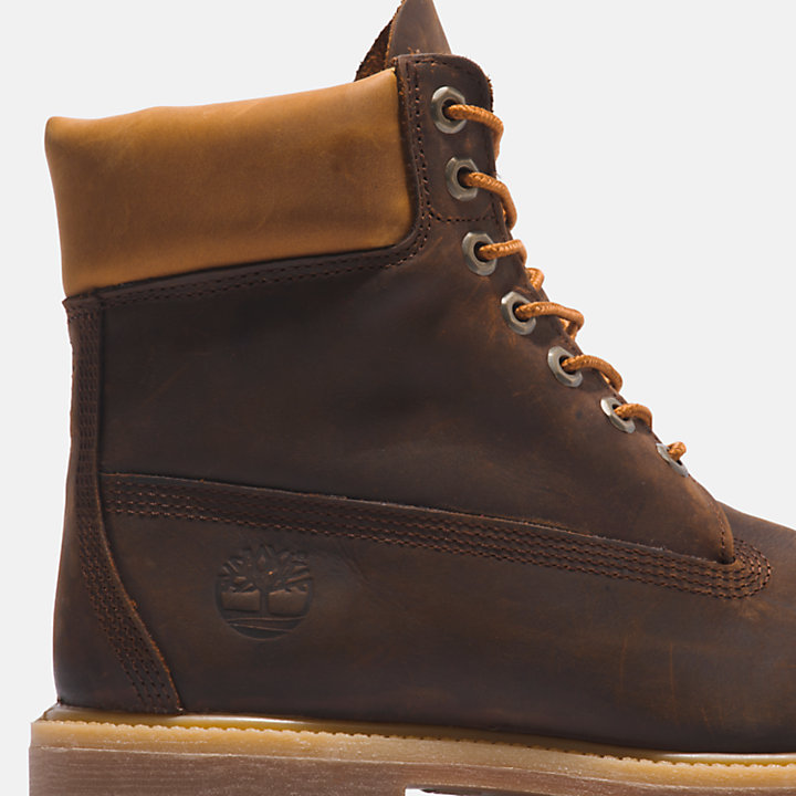 Timberland® Premium 6 Inch Boot for Men in Brown/Yellow | Timberland