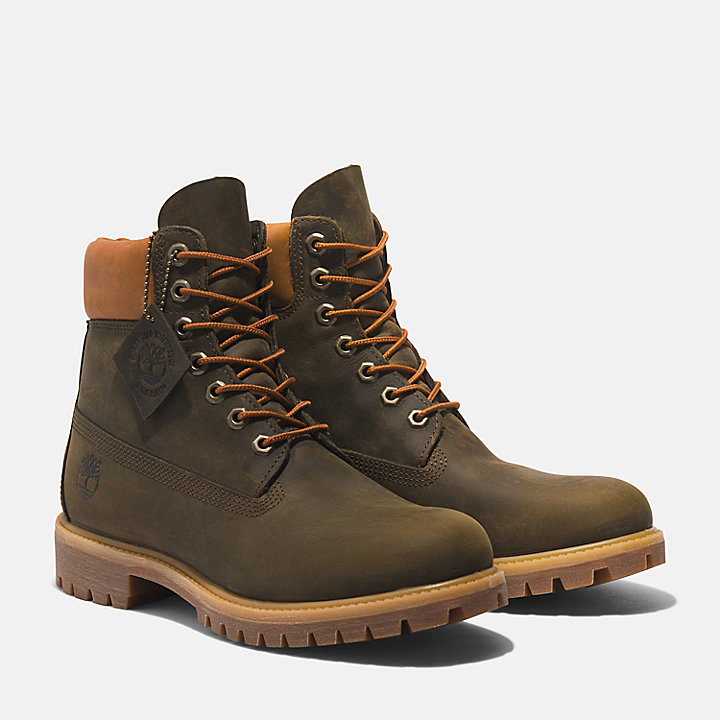 Timberland® Premium 6 Inch Boot for Men in Dark Green | Timberland
