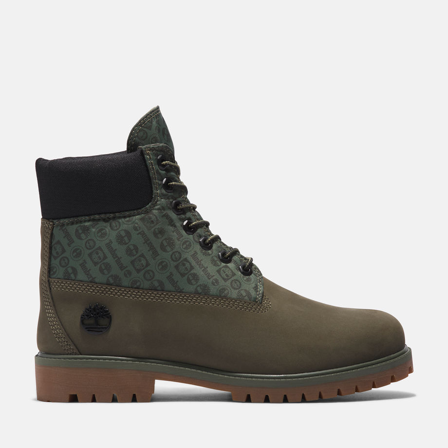 Timberland Heritage 6 Inch Boot For Men In Green Green