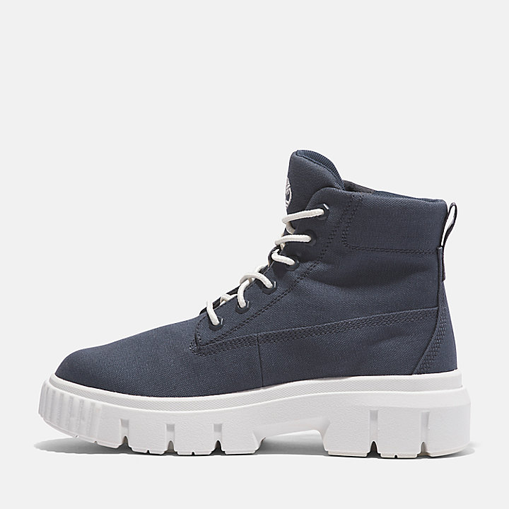 Greyfield Mid Lace-Up Boot for Women in Dark Blue