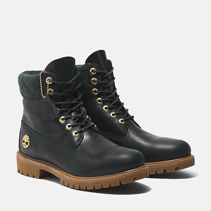 Timberland® Premium 6-Inch Boot voor heren in zwart/groen-