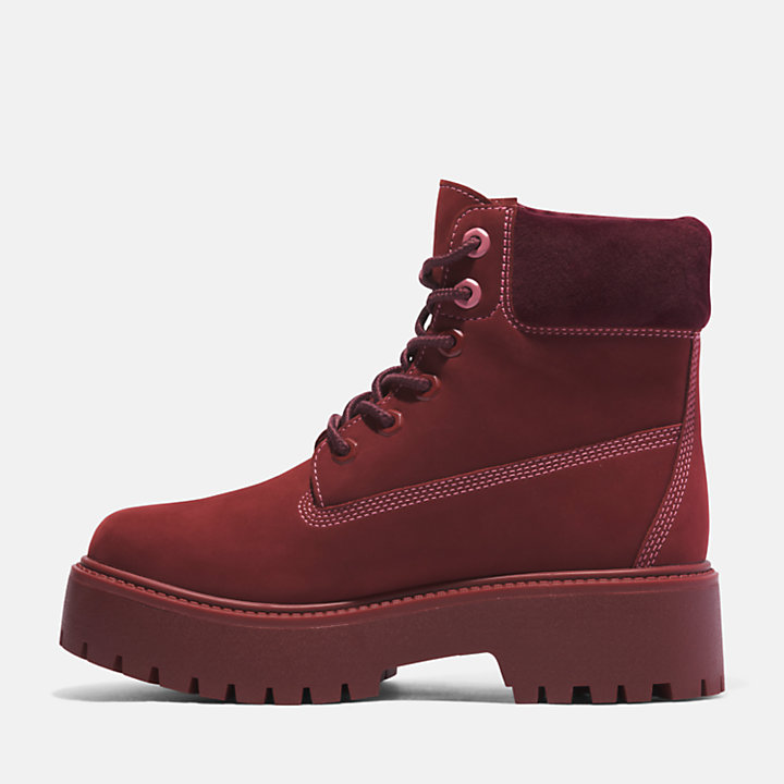 Timberland® Heritage Stone Street 6 Inch Boot voor dames in rood-