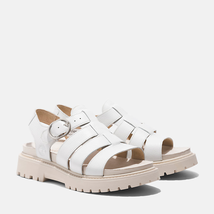 Clairemont Way Fisherman Sandal for Women in White-