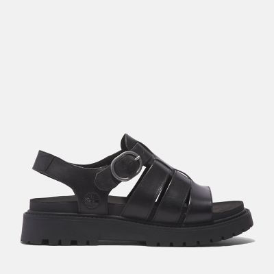Clairemont Way Fisherman Sandal for Women in Black | Timberland