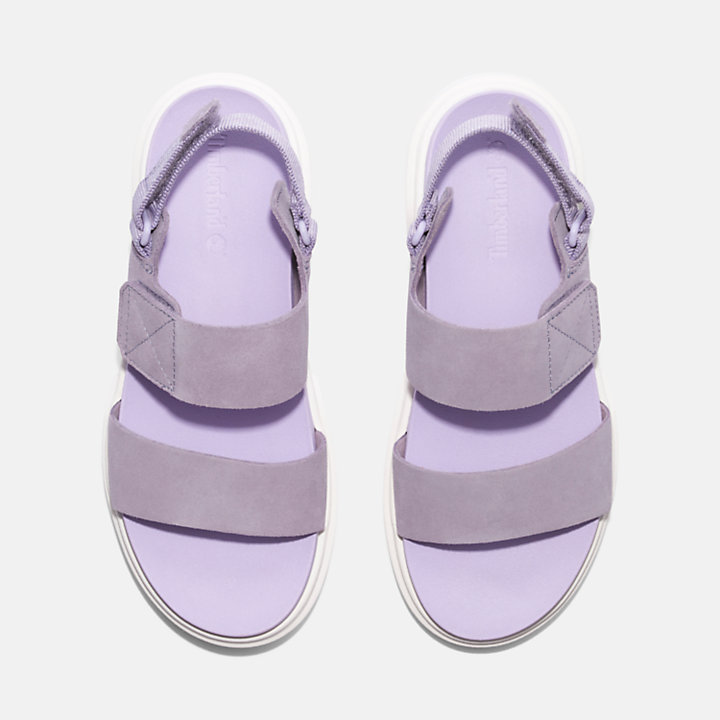 Greyfield Sandale mit zwei Riemen für Damen in Violett-