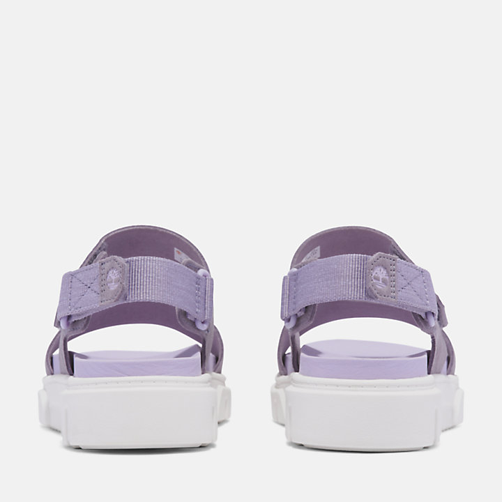 Greyfield Sandale mit zwei Riemen für Damen in Violett-