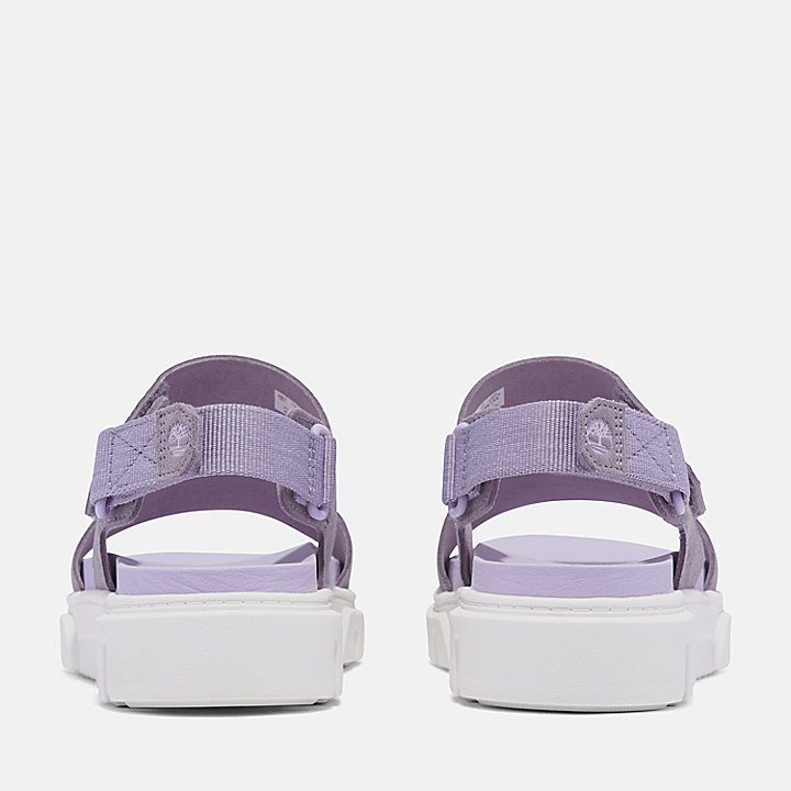 Greyfield Sandale mit zwei Riemen für Damen in Violett