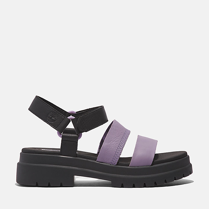 London Vibe 3-Strap Sandal for Women in Purple