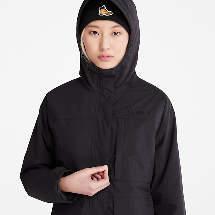 Mountain Town Insulated Jacket for Women in Black-