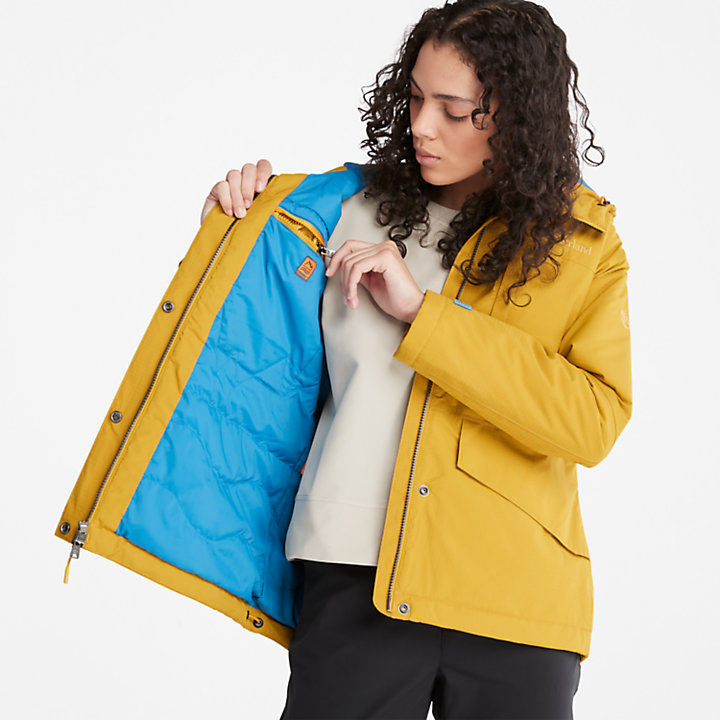 Mountain Town Insulated Jacket for Women in Yellow-