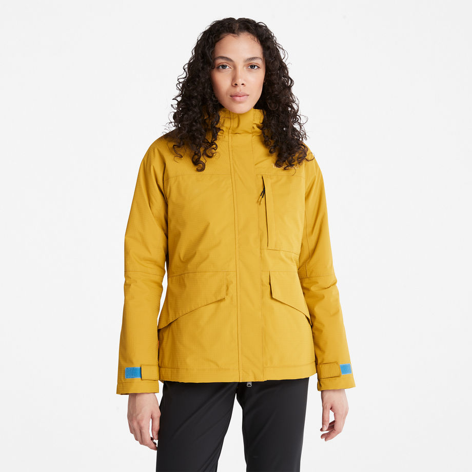 Timberland Mountain Town Insulated Jacket For Women In Yellow Yellow, Size XS