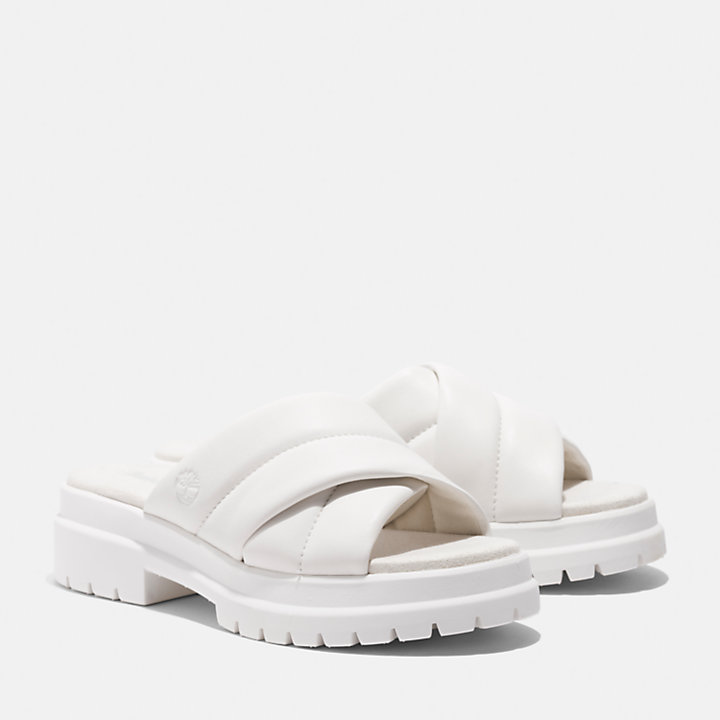 London Vibe Slide Sandale für Damen in Weiß-