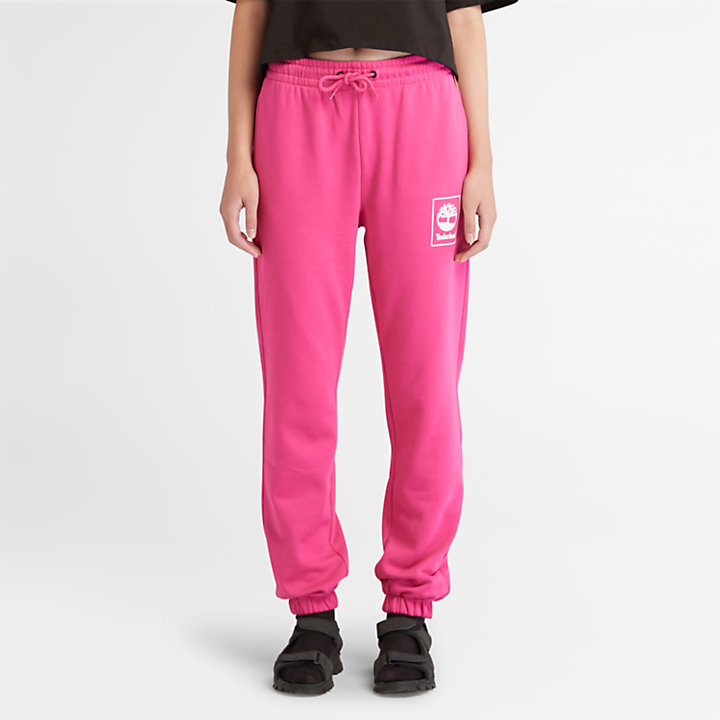 Pantalones de Logo Pack Stack para mujer en rosa |