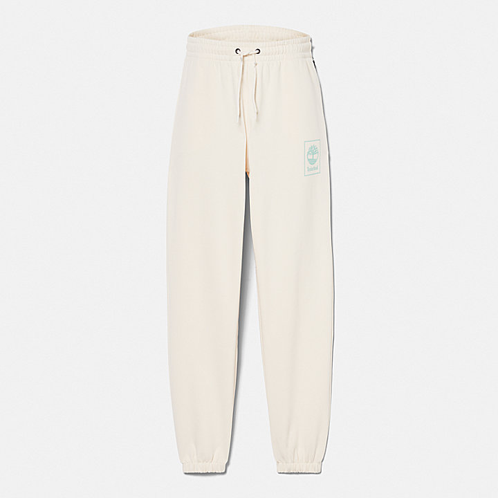 Pantalones de chándal Logo Pack Stack para mujer en blanco