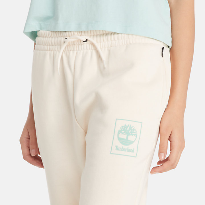 Pantaloni Sportivi Logo Pack Stack da Donna in bianco-