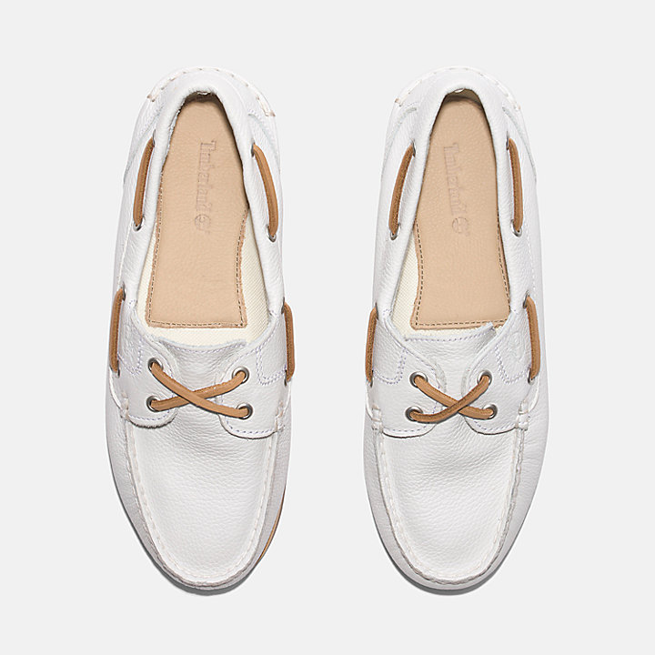 Classic Boat Shoe for Women in White