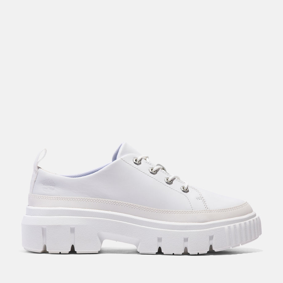 timberland chaussure à lacets greyfield pour femme en blanc blanc, taille 36
