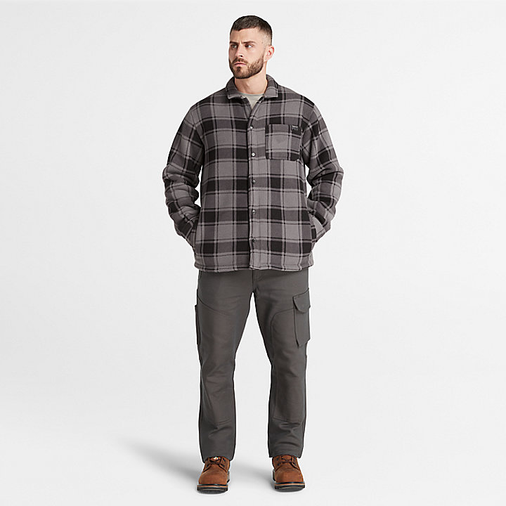 Timberland PRO® Gritman Heavyweight Fleece Overshirt for Men in Grey