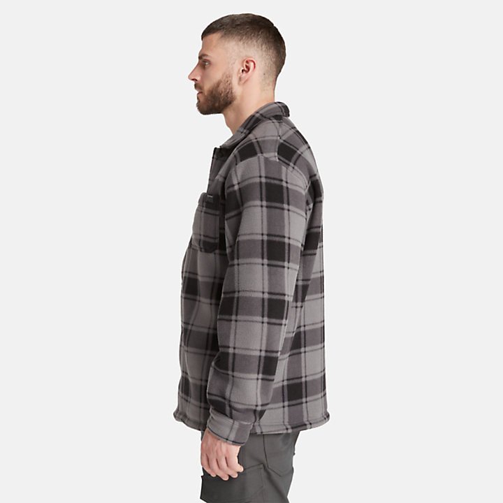 Timberland PRO® Gritman Overshirt van zware fleece voor heren in grijs-