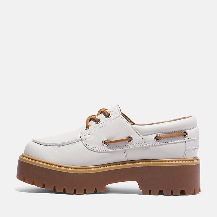 Women’s Timberland® Stone Street Boat Shoe in White