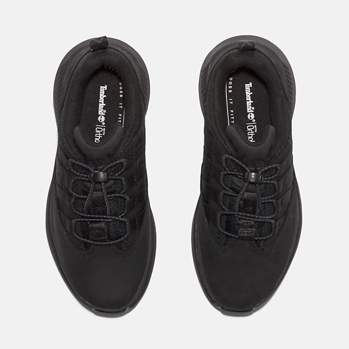Zapatillas Euro Trekker para niño (de 30,5 a 35) en negro-