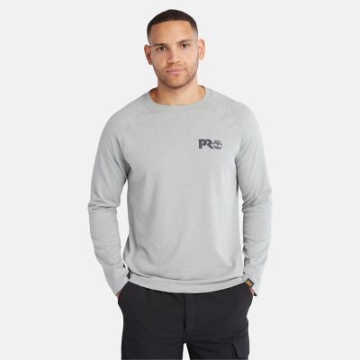 Timberland Pro Core Long-sleeve T-shirt For Men In Grey Grey