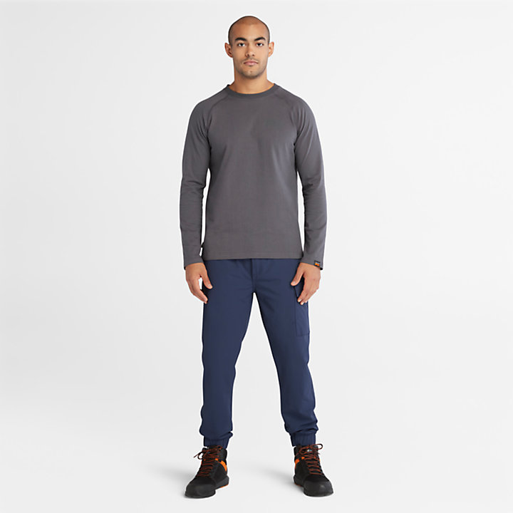 T-shirt à manches longues Timberland PRO® Core pour homme en gris foncé-