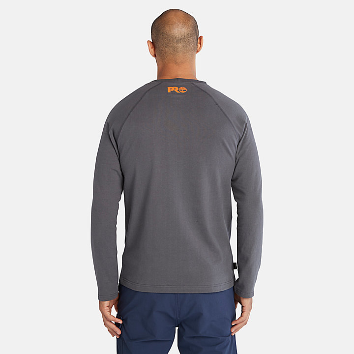 Camiseta de manga larga Timberland PRO® Core para hombre en gris oscuro