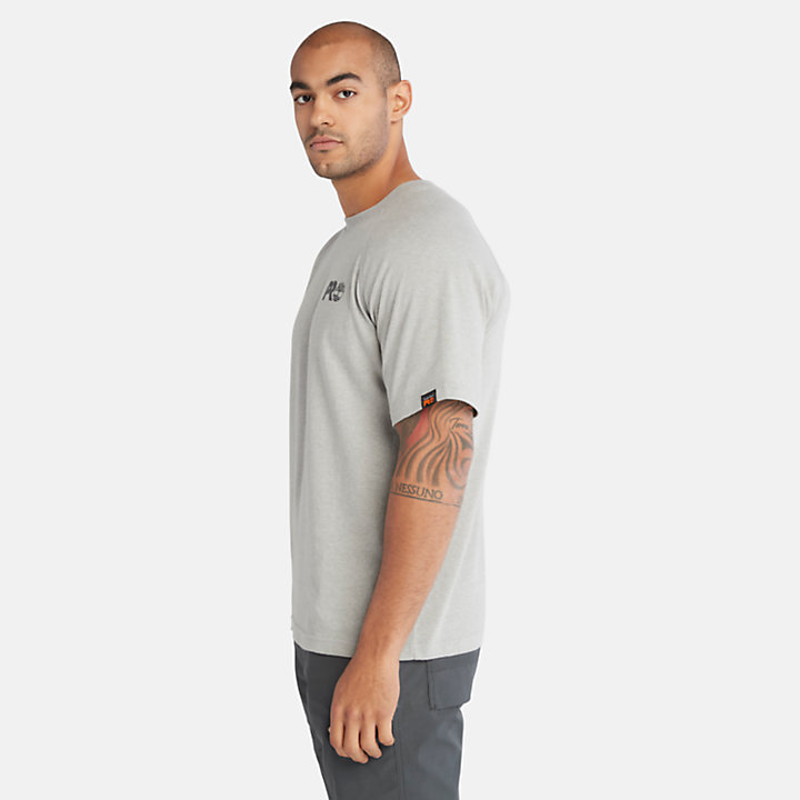 Timberland PRO® Core T-shirt met reflecterend logo voor heren in grijs-