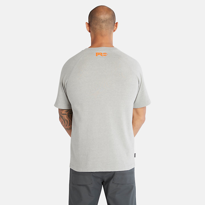 T-shirt con Logo Riflettente Timberland PRO® Core da Uomo in grigio-
