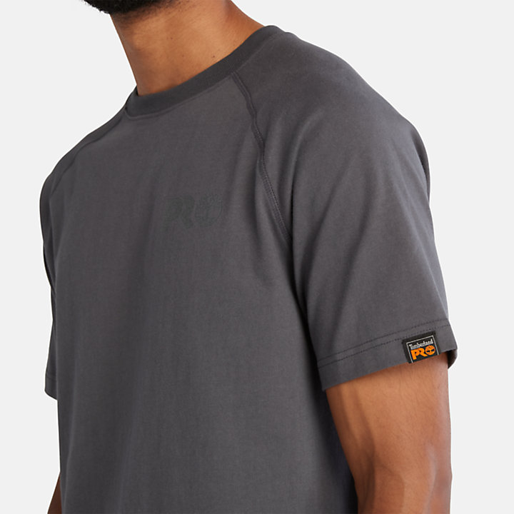 T-shirt con Logo Riflettente Timberland PRO® Core da Uomo in grigio scuro-