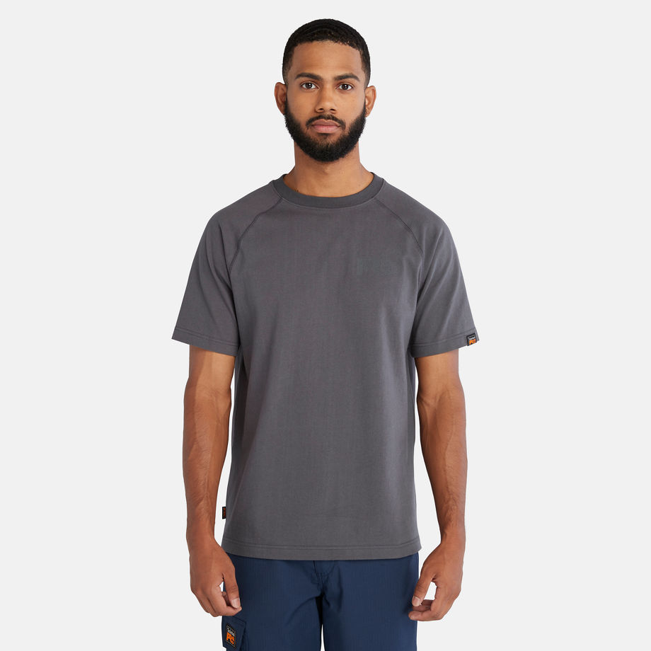 Timberland Pro Core Reflective Logo T-shirt For Men In Dark Grey Grey