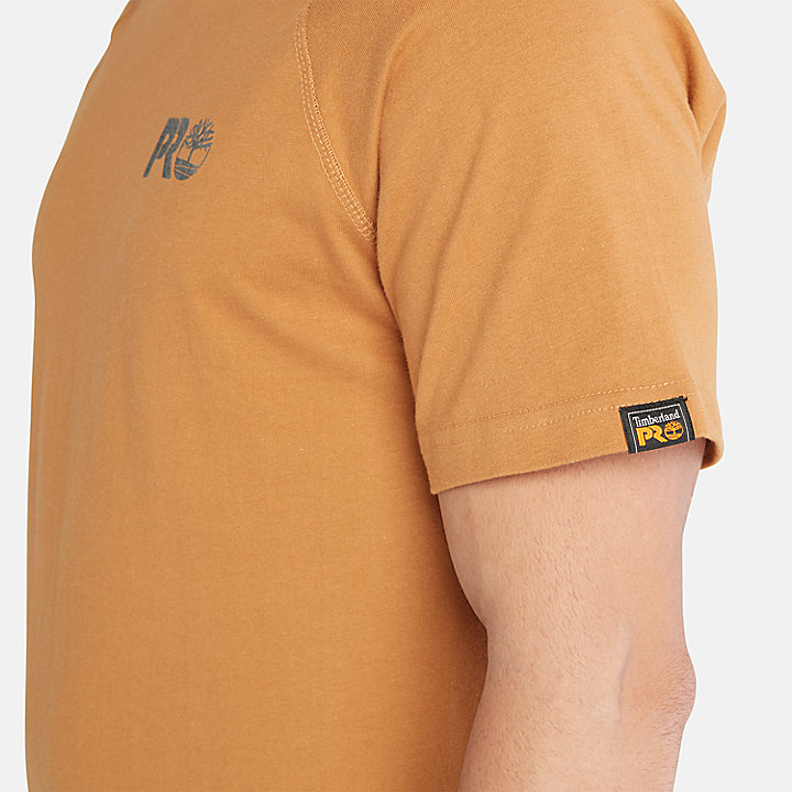 Timberland PRO® Core T-shirt met reflecterend logo voor heren in donkergeel