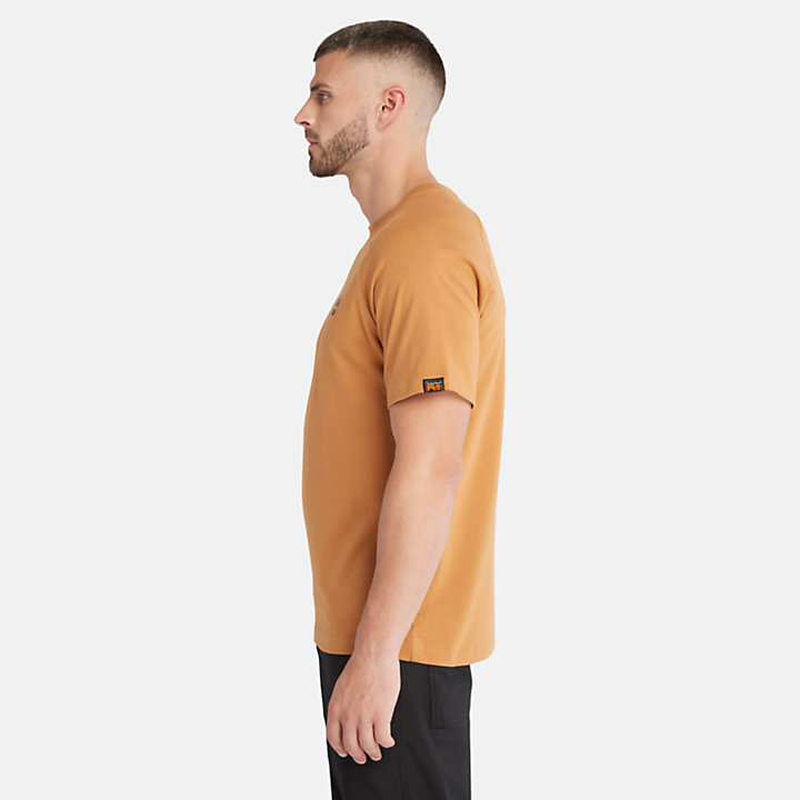 T-shirt com Logótipo Refletor Timberland PRO® Core para Homem em amarelo-escuro-